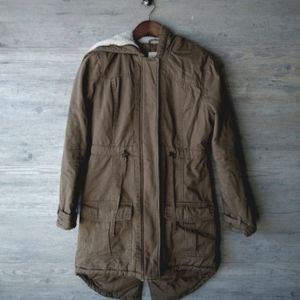 LA Hearts by PacSun Canvas Parka Jacket Size S